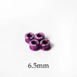 BUCKLOS 4pc 5pc Chainring Bolts 6.5mm 8.5mm Bike Chainwheel Screws Aluminum Alloy Bicycle Plate Screw for Single/double Crankset