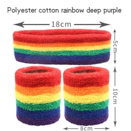 Fashion Sports Headband and Wristband Towel Set Sweatband Cotton Wrist Band Bracers for Women Men Cycling Gym Basketball Tennis