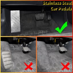 AT MT for VW GOLF 7 GTi MK7 Lamando POLO A05 Passat B8 Skoda Rapid Octavia 5E 5F A7 2014-2023 Stainless Steel Car Pedal Cover