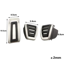 AT MT for VW GOLF 7 GTi MK7 Lamando POLO A05 Passat B8 Skoda Rapid Octavia 5E 5F A7 2014-2023 Stainless Steel Car Pedal Cover