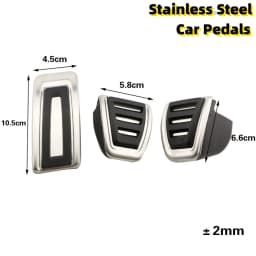 AT MT for VW GOLF 7 GTi MK7 Lamando POLO A05 Passat B8 Skoda Rapid Octavia 5E 5F A7 2014-2023 Stainless Steel Car Pedal Cover