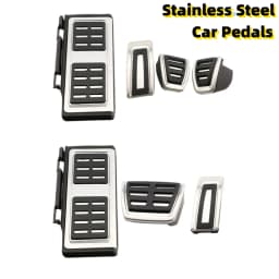 AT MT for VW GOLF 7 GTi MK7 Lamando POLO A05 Passat B8 Skoda Rapid Octavia 5E 5F A7 2014-2023 Stainless Steel Car Pedal Cover