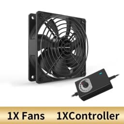 12cm High Speed Large Air Volume 3000 RPM Btc Mining Machine Workstation Cabinet 12v Fan Server Case Cooling System Fan Kit