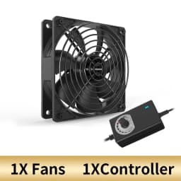 12cm High Speed Large Air Volume 3000 RPM Btc Mining Machine Workstation Cabinet 12v Fan Server Case Cooling System Fan Kit