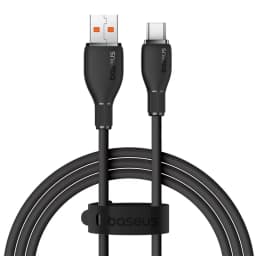 Baseus USB Type C Cable For Realme Huawei Pro Fast Charging Wire USB-C Charger Data Cord For Samsung Oneplus Poco F3 Soft TPE