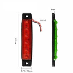 4Pcs Red Green Boat Navigation LED Boat Navigation Lights Waterproof For Marine Yacht Kayak Sailboat Pontoon Boat Signal Lamp