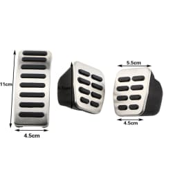 Car Gas Pedal Covers for Volkswagen Amarok MOIA Polo Bora Jetta MK4 Golf 4 IV Jetta MK4 for Audi A1 A3 TT for Skoda Fabia Rapid