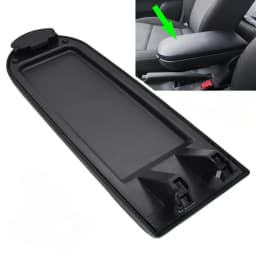 Car Armrest Cover Latch Lid Center Console Center Lock Clip Catch PU Leather Arm Rest Cap For Skoda Octavia Fabia Roomster Rapid