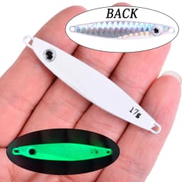 New 7g 12g 17g 22g 30g 40g Metal Cast Jig Spoon Shore Casting Jigging Fish Sea Bass Fishing Lure Artificial Bait Winter Tackle