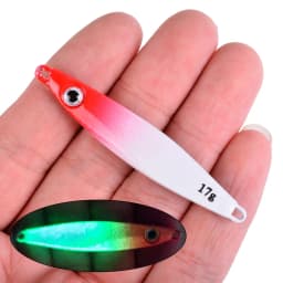 New 7g 12g 17g 22g 30g 40g Metal Cast Jig Spoon Shore Casting Jigging Fish Sea Bass Fishing Lure Artificial Bait Winter Tackle