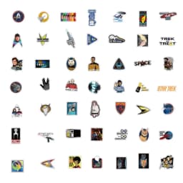 10/30/50/100Pcs Movie star trek For Snowboard Laptop Luggage Fridge Car- Styling Vinyl Decal Home Decor Stickers
