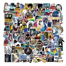 10/30/50/100Pcs Movie star trek For Snowboard Laptop Luggage Fridge Car- Styling Vinyl Decal Home Decor Stickers