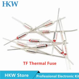 10/100pcs TF Thermal Fuse RY 10A 15A 250V Temperature Control Thermostat Switch 120 121 142 155 165 172 216 220 240 280 ℃ Degree