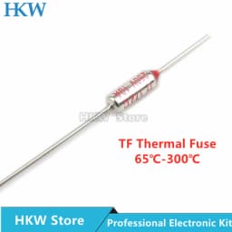 10/100pcs TF Thermal Fuse RY 10A 15A 250V Temperature Control Thermostat Switch 120 121 142 155 165 172 216 220 240 280 ℃ Degree