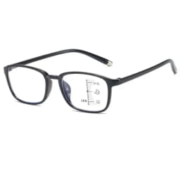 New Anti-blue Light Progressive Multifocal Reading Glasses Women&Men Classic Oversize Frame Presbyopic Glasses With +1.0to+4.0