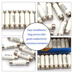 5/20/60Pcs 10*38 Fast blow Ceramic Fuse 10x38mm Fuse 380V 500V 0.5A 1A 2A 3A 4A 5A 6A 8A 10A 16A 20A 25A 32A 40A RO15 RT18 RT14