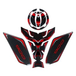 3D Carbon Fibre Motorcycle Accessories Sticker Decal Gas Oil Fuel Tank Pad Protector Case Non-Slip Decorative For Z900 z900se
