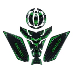 3D Carbon Fibre Motorcycle Accessories Sticker Decal Gas Oil Fuel Tank Pad Protector Case Non-Slip Decorative For Z900 z900se