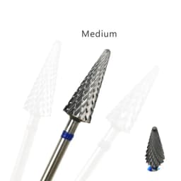 HYTOOS Cone Shape Nail Drill Bit Carbide 3/32" Milling Cutter For Manicure Rotary Burr Electric Drill Accessories Tool