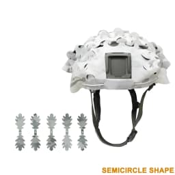 3D Camo Laser Cut Leaf Shape Airsoft Helmet Cover Mesh Helmet Cloth Paintball Paratrooper Hunting Airsoft Helmet Accessories
