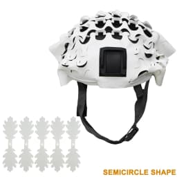 3D Camo Laser Cut Leaf Shape Airsoft Helmet Cover Mesh Helmet Cloth Paintball Paratrooper Hunting Airsoft Helmet Accessories