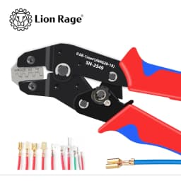 Ratcheting Crimping Plier for PH2.0/XH2.54/2.54/2.8/3.0/3.96/4.8/KF2510/JST Terminal Dupont Connectors Crimper Tool SN-2549