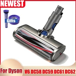 Motorized Floor Brush Head Tool For Dyson V6 DC58 DC59 DC61 DC62 Vacuum Cleaner Soft Sweeper Roller Head Floor Brush Accessories