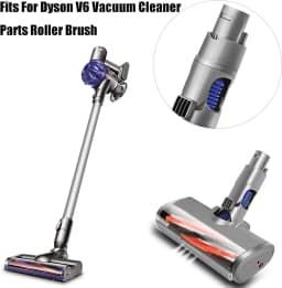 Motorized Floor Brush Head Tool For Dyson V6 DC58 DC59 DC61 DC62 Vacuum Cleaner Soft Sweeper Roller Head Floor Brush Accessories