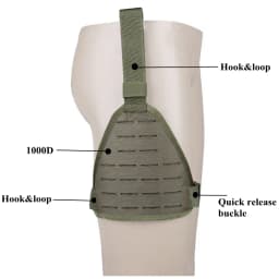Hunting Thigh Holster Drop Leg Platform Quick Release Molle Hunting Drop Leg Holster Paddle Adapter Platform Leg Plate