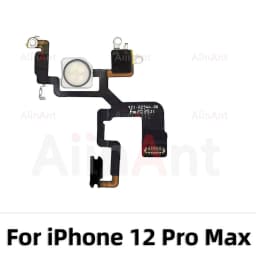 AiinAnt For iPhone 12 Pro Max Mini Plus FlashLight Power Volume Flash Light Flex Cable