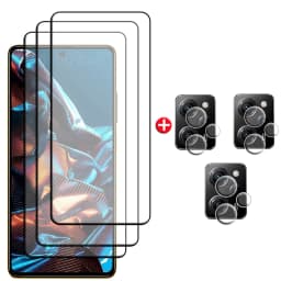 For Poco X5 Pro 5G Glass For Xiaomi Poco X5 Pro Tempered Glass 9H Full Cover Screen Protector Poco M4 X3 X4 X5 Pro 5G Lens Glass