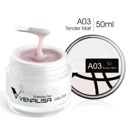 VENALISA Jelly Gel 50ml Pink Nude Collection Not Burning Hard Gel Soak Off UV LED Soft Extension Builder Nail Gel Nail Manicure