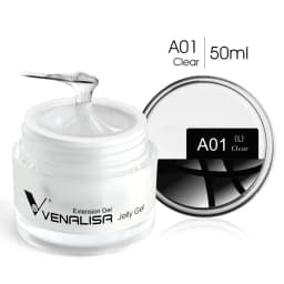 VENALISA Jelly Gel 50ml Pink Nude Collection Not Burning Hard Gel Soak Off UV LED Soft Extension Builder Nail Gel Nail Manicure