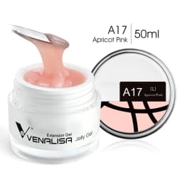 VENALISA Jelly Gel 50ml Pink Nude Collection Not Burning Hard Gel Soak Off UV LED Soft Extension Builder Nail Gel Nail Manicure
