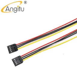 Angitu ITX FDD Floppy 4Pin Female to 4Pin Female Small 4pin Converter Power Supply Leads Cable Cord 1pc-30CM 50CM
