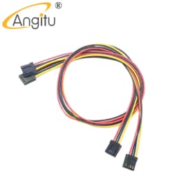 Angitu ITX FDD Floppy 4Pin Female to 4Pin Female Small 4pin Converter Power Supply Leads Cable Cord 1pc-30CM 50CM