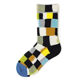 Qisin 1Pairs Women Sock Cartoon Print Creative Fashion Personalized Novelty Men Women Socks Winter Warm Comfortable Cotton Socks