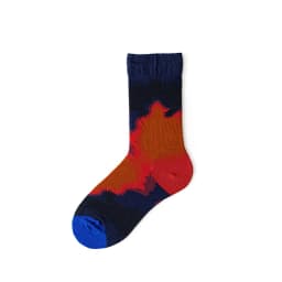 Qisin 1Pairs Women Sock Cartoon Print Creative Fashion Personalized Novelty Men Women Socks Winter Warm Comfortable Cotton Socks