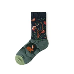 Qisin 1Pairs Women Sock Cartoon Print Creative Fashion Personalized Novelty Men Women Socks Winter Warm Comfortable Cotton Socks