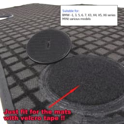 2Pcs Floor Mat Clips for BMW Mini 1 3 Series 5 F10 F11 X5 Car Hook Loop Carpet Fixing OE 07149166609 9171368 106480 Sticker Clip