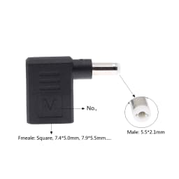 DC Power plug connector 5.5x2.5 7.9x0.5 7.4x5.0 4.5x3.0 4.0x1.7 mm DC female Adapter Connector to 5.5*2.1mm male