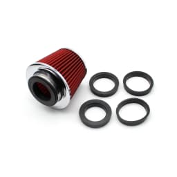 Car High Flow Air Filter Cold Air Intake Universal Filters 2.5 3" 3.5inch for Sport Racing Car Engine Air Inlet 90 80 76 70 63MM