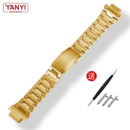 Stainless Steel Watchband for Casio G-Shock GW-M5610 DW5600 GW-5000 GBM-2100 GA2100 GM5600 GM2100 Watch Band Solid Steel Strap
