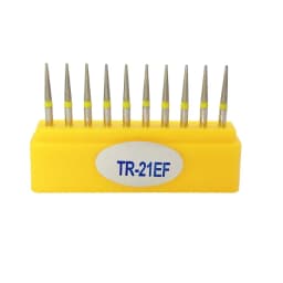 10pcs/Box Dental Diamond FG High Speed Burs for Polishing Smoothing Teeth Polishers TR Series Bur