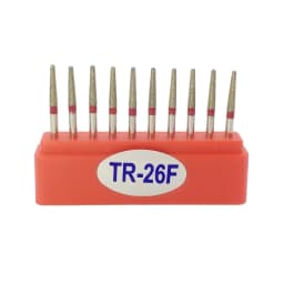 10pcs/Box Dental Diamond FG High Speed Burs for Polishing Smoothing Teeth Polishers TR Series Bur