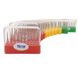 10pcs/Box Dental Diamond FG High Speed Burs for Polishing Smoothing Teeth Polishers TR Series Bur