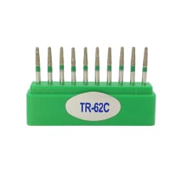 10pcs/Box Dental Diamond FG High Speed Burs for Polishing Smoothing Teeth Polishers TR Series Bur