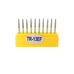 10pcs/Box Dental Diamond FG High Speed Burs for Polishing Smoothing Teeth Polishers TR Series Bur
