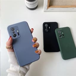 For Cover Xiaomi Mi 11T Case For Mi 11T Capas Silicone Phone Armor Bumper Back Shockproof Soft TPU Case For Mi 11T Pro Fundas