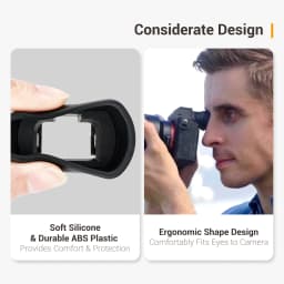 FDA-EP18 Soft Silicon Camera Viewfinder Eyecup for Sony A9 II, A7, A7 II, A7 III, A7R, A7R II, A7R III, A7R IV, A7S, A7S Eye Cup